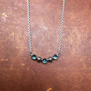 Starry Sky Necklace - London Blue Topaz