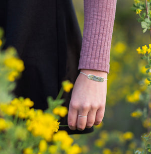 Unearthed Letters Bracelet
