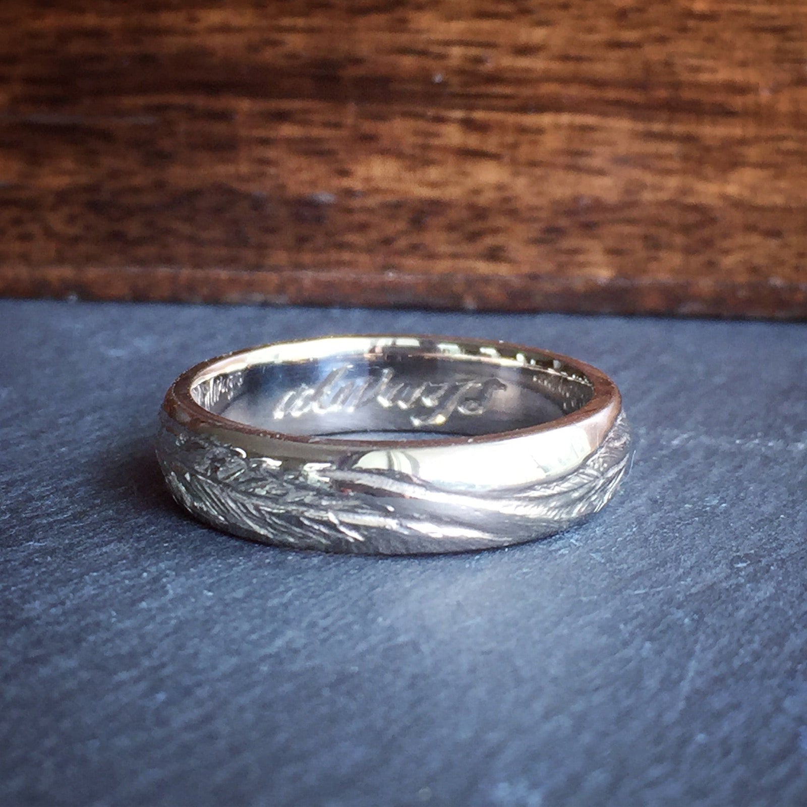 New wedding band for Katie's husband