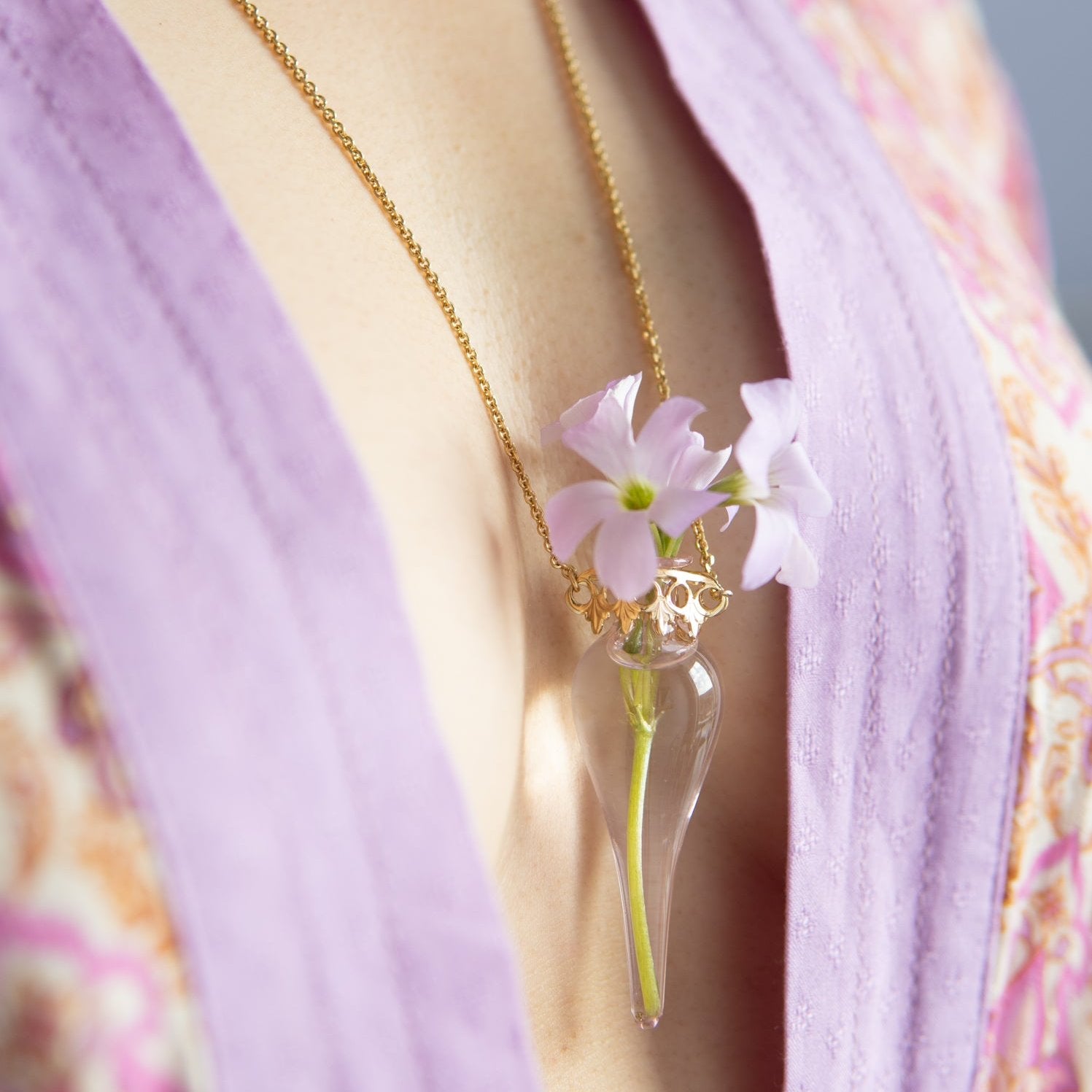 Wildflower Vial Necklace