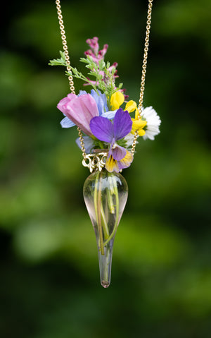 Wildflower Vial Necklace